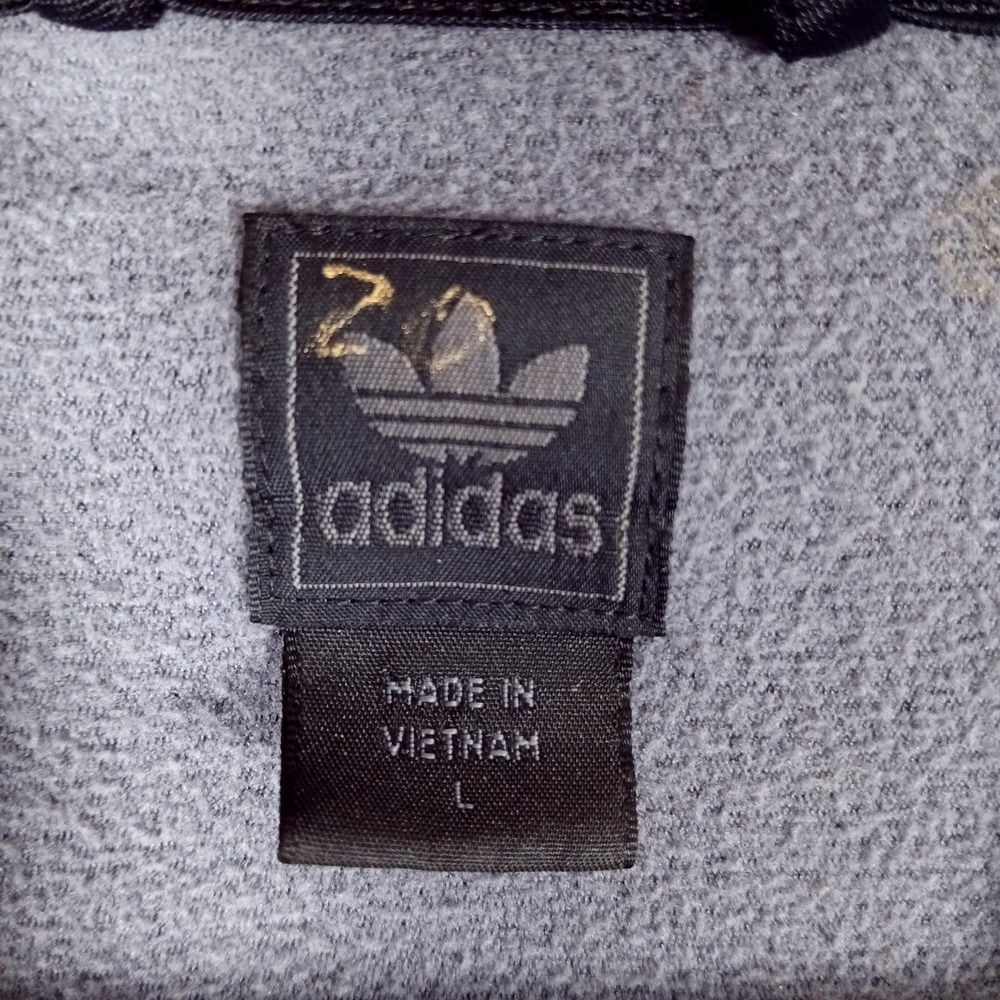 Adidas Skyhook Abdul Jabbar Track Jacket Mens L Black‎ Gold Retro 2005 Vintage - Picture 9 of 13